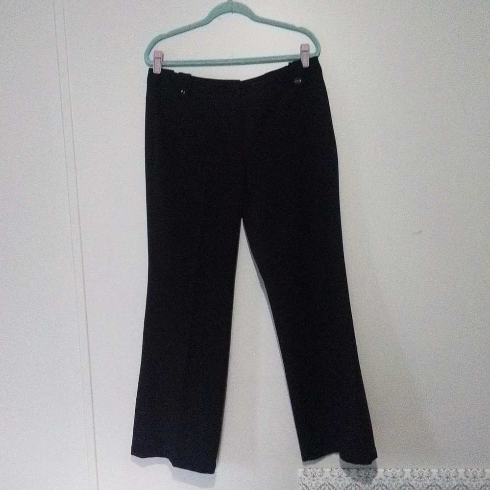 Sharagano ladies size 14 black dress pants